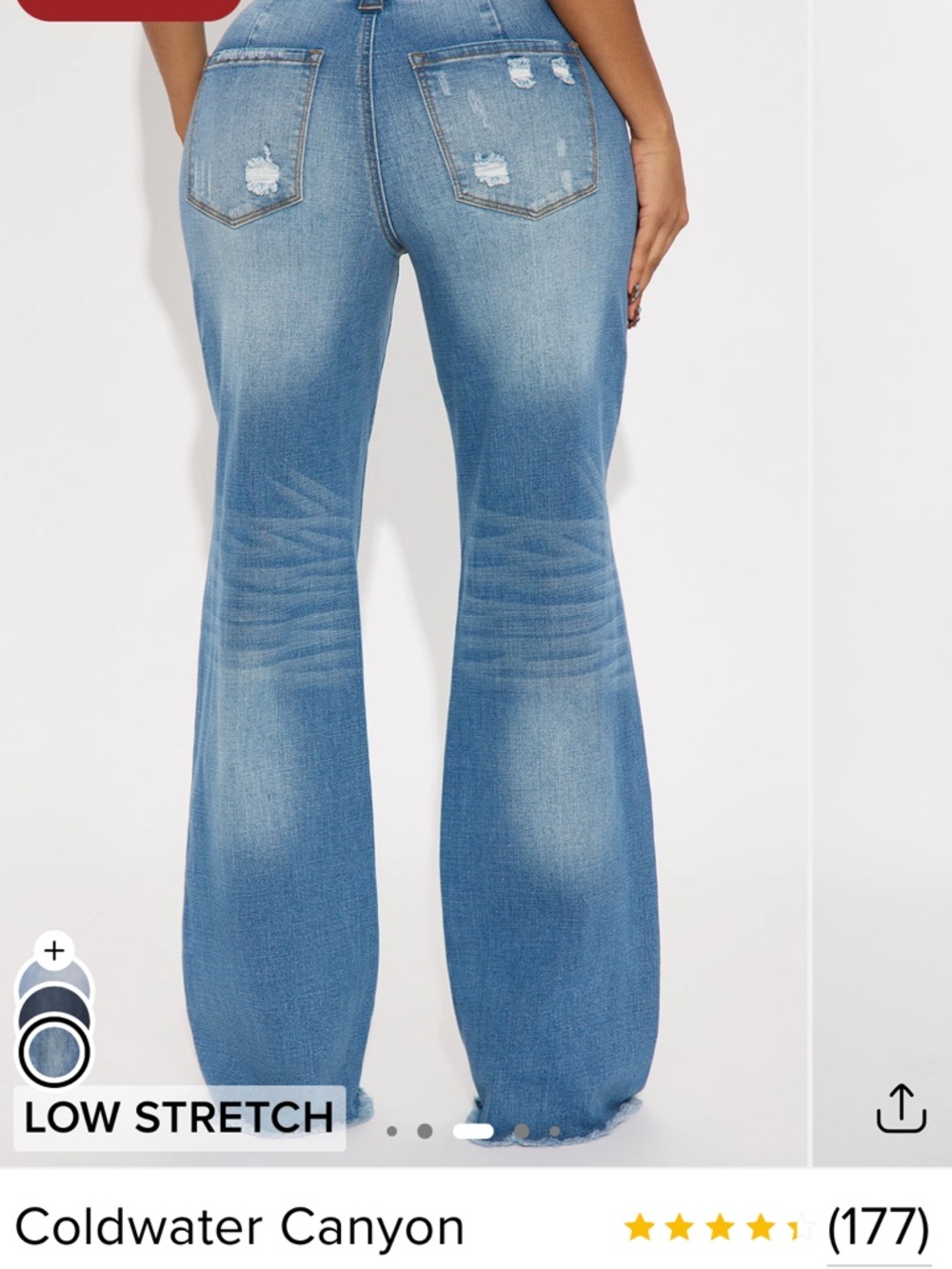 Fashion Nova Coldwater Canyon Light Blue Wide Leg Jeans